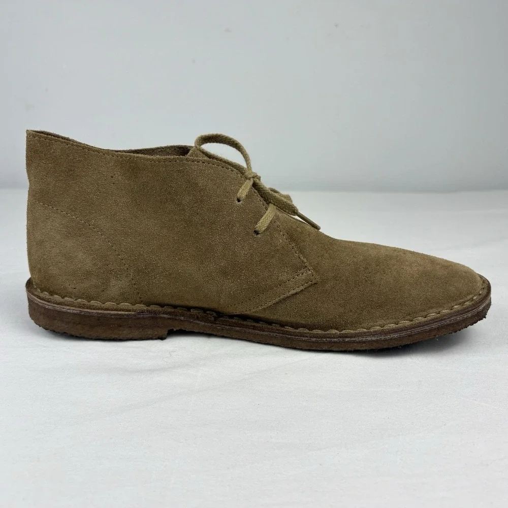 J. Crew MacAlister Suede Leather Desert Chukka Boots Crepe Sole 10M Italy